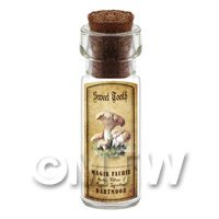 Dolls House Apothecary Sweet Tooth Fungi Bottle And Colour Label