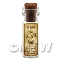 Dolls House Miniature Apothecary The Gypsy Fungi Bottle And Label