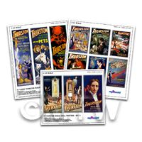 Dolls House Miniature Complete Thurston Magic Poster Set of 12 Posters