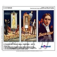 Dolls House Miniature Thurston Magic Poster Set 3 - 3 Posters