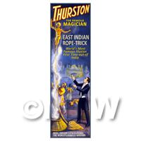 Dolls House Miniature Thurston Magic Poster - Indian Rope Trick