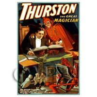 Dolls House Miniature Thurston Magic Poster - Devils Trickery
