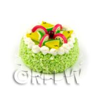 Dolls House 25mm Melon And Dragon Fruit Cake 