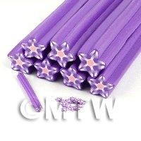 Unbaked Purple Flower Cane Nail Art And Jewellery UNC10