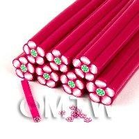 Unbaked Red Flower Cane Nail Art And Jewellery UNC18