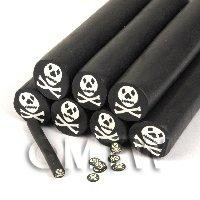 Unbaked Skull And Crossbones Cane Nail Art And Jewellery UNC41