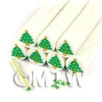 Unbaked Christmas Tree Cane Nail Art And Jewellery UNC44