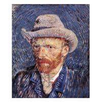 Van Gogh Painting Self Portrait With Felt Hat