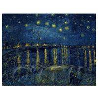 Van Gogh Painting Starry Night Over the Rhone