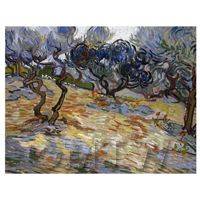 Van Gogh Painting Olive Trees By Night