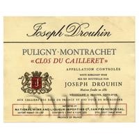 Miniature French Puligny Montrachet White Wine Label