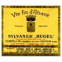 Miniature French White Wine Label