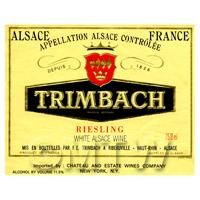 Miniature French  Trimbach White Wine Label