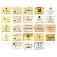 1/12th scale - Set of 23 Miniature Assorted Wine Labels - WS02