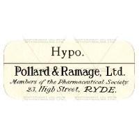 Hypo Dolls House Miniature Apothecary Label