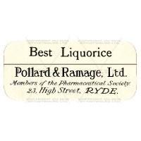 Best Liquorice Miniature Apothecary Label